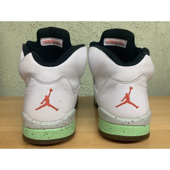 Nike‎ Air Jordan 5 Retro Poison Green Black 136027–115 Sz 10.5